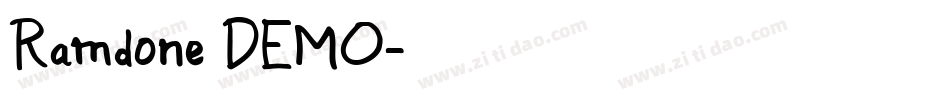 Ramdone DEMO字体转换
